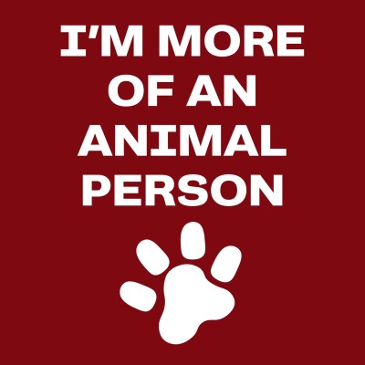 More of an Animal Person - KIDS Tee