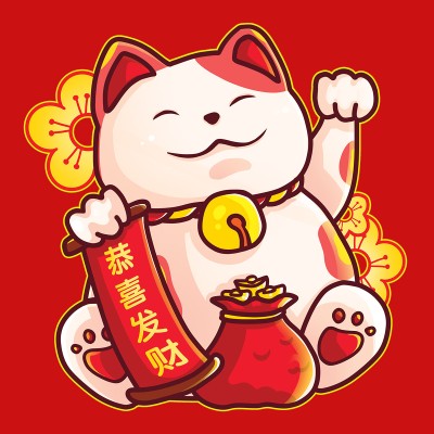 Fortune Cat - KIDS Tee