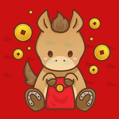 Little Coin Horse (CNY 2026) - KIDS TEE