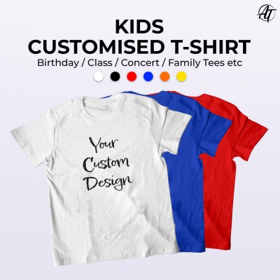 Customised 220GSM Kids Cotton Tee